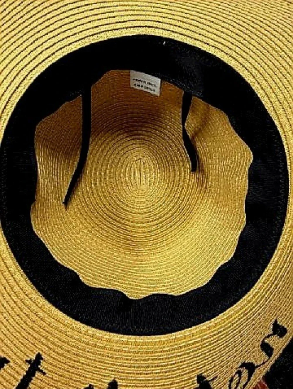 NWT Expandable Fit Wide-Brim Sun Hat with 🤣 Funny Do Not Disturb' Script